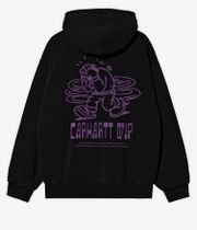Carhartt WIP Think Tank Zip-Sweatshirt avec capuchon (black purple)