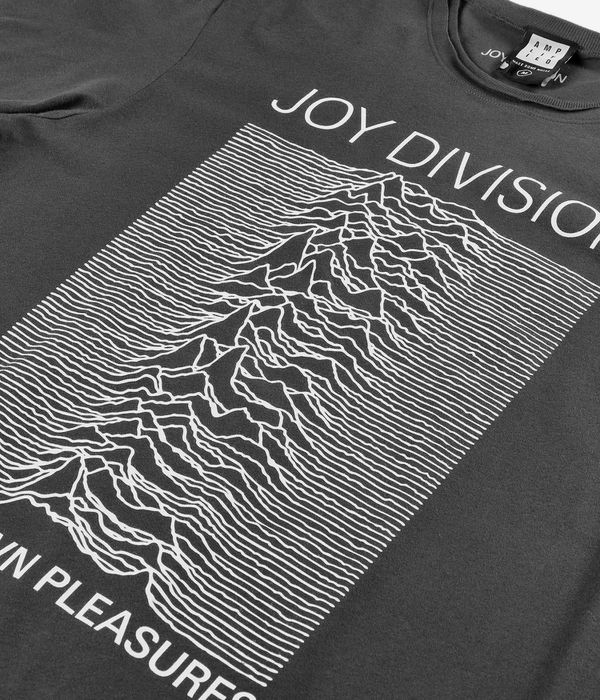 Amplified Joy Devision Unknown Pleasures T-Shirt (charcoal)