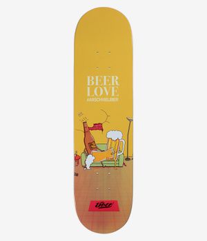 Über Beer Love 8.125" Skateboard Deck (brown)