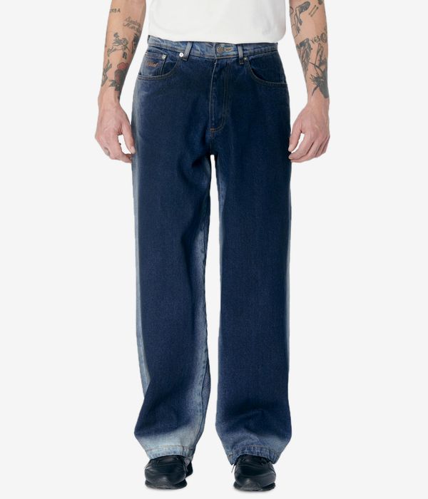 RASSVET | PACCBET Shadow Wash Baggy Denim Jeans (blue)