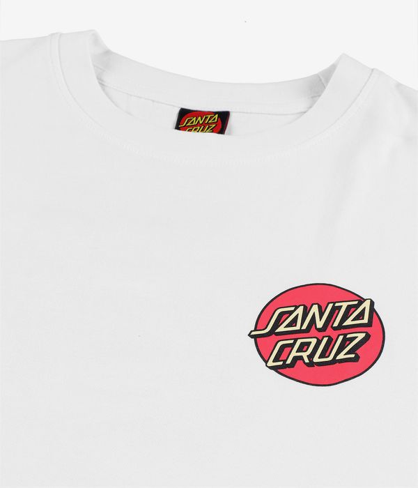 Santa Cruz Screaming Rose Flash T-Shirt (white)