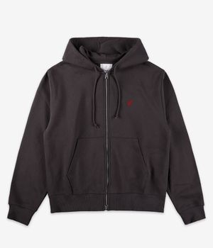 Gramicci One Point Felpa Hoodie con zip (deep brown)