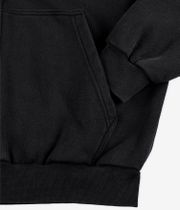 Butter Goods Amplify Zip-Sweatshirt avec capuchon (washed black)