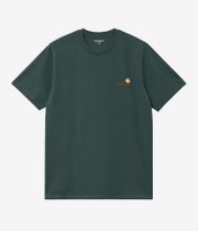Carhartt WIP American Script Organic T-Shirt (kale green)
