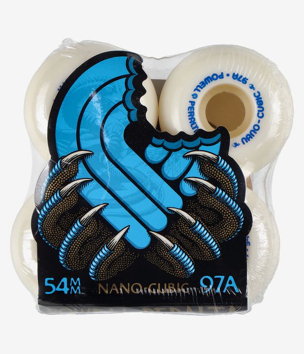 Powell-Peralta Dragons Nano Cubic Asymmetrical Offset Wheels (offwhite) 54 mm 97A 4 Pack