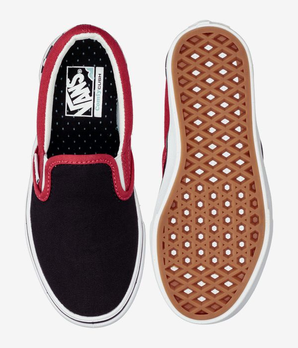 Vans ComfyCush Slip-On Shoes kids (checkerboard black red)