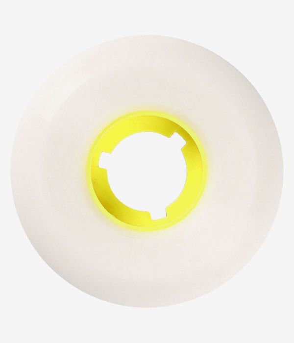 skatedeluxe Retro Conical Rouedas (white yellow) 53mm 100A Pack de 4