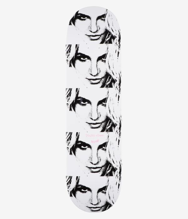 Welcome x Britney Till The World Ends 8.5" Skateboard Deck (white)