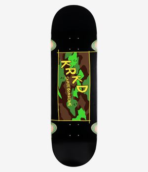 Krooked Kamo Wheel Wells 9" Skateboard Deck (black)