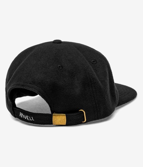 Anuell Packam Wool 6 Panel Casquette (black)