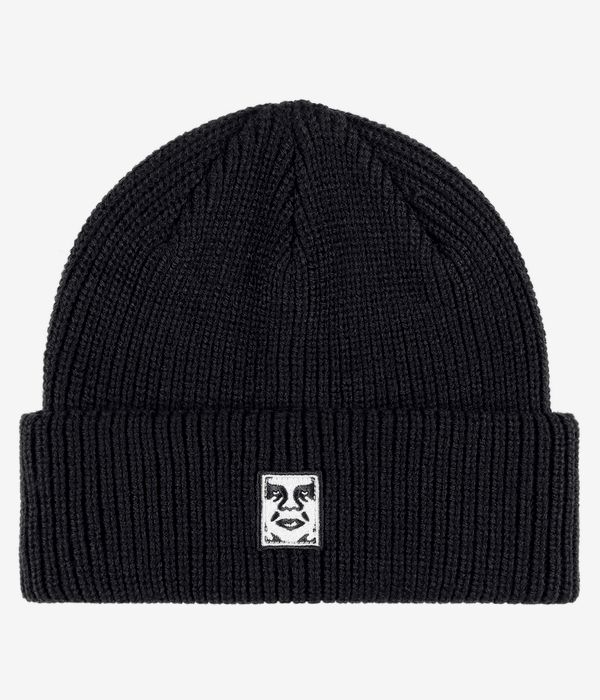 Obey Mid Icon Patch Cuff Bonnet (black)