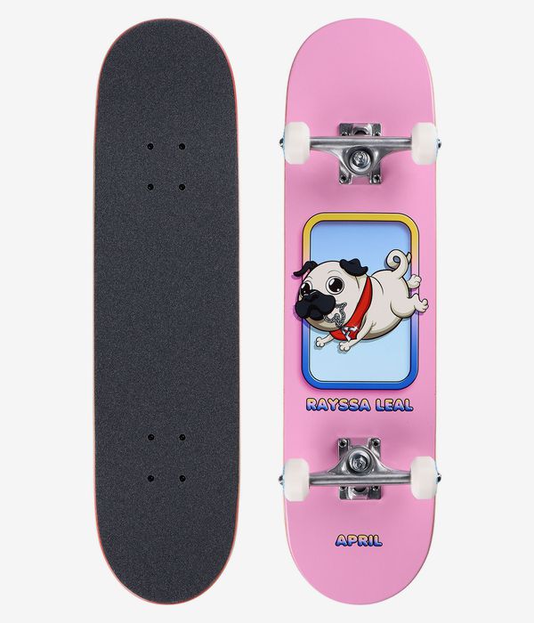 April Leal Slinky Mini 7.5" Complete-Board (pink)