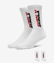 skatedeluxe Athletic Chaussettes US 6-13 (white) 3 Pack