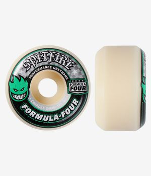 Spitfire Formula Four Conical Rollen (white green) 54 mm 101A 4er Pack