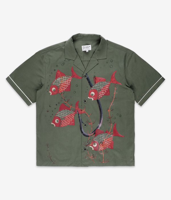 The Loose Company Fish Shirt (green red)