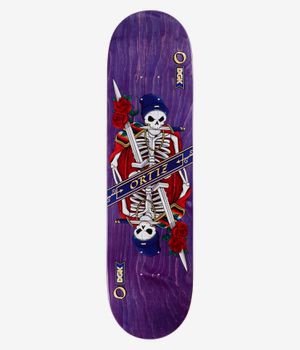 DGK Ortiz Kingdom 8.1" Skateboard Deck (dark purple)