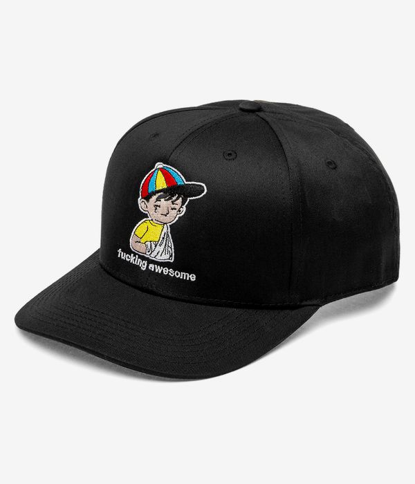 Fucking Awesome Embroidered Wanto Kid 6 Panel Cap (black)