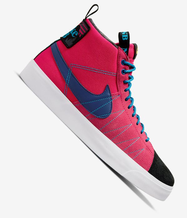 Shop Nike SB Zoom Blazer Mid Premium Shoes (rush pink) | skatedeluxe