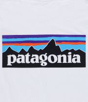Patagonia P-6 Logo Responsibili Longues Manches (white 2)