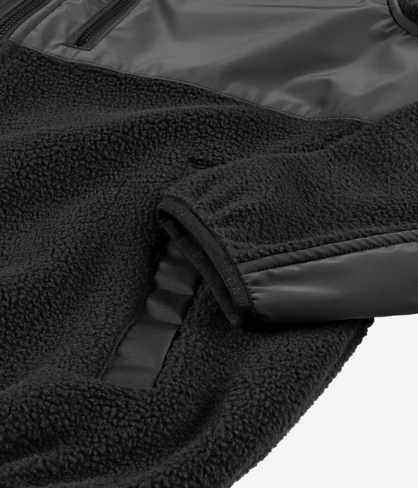 Iriedaily Auf Deck Fleece Veste (uni black)