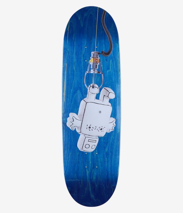 Robotron Grabber 90's Egg 9.1" Skateboard Deck (blue)