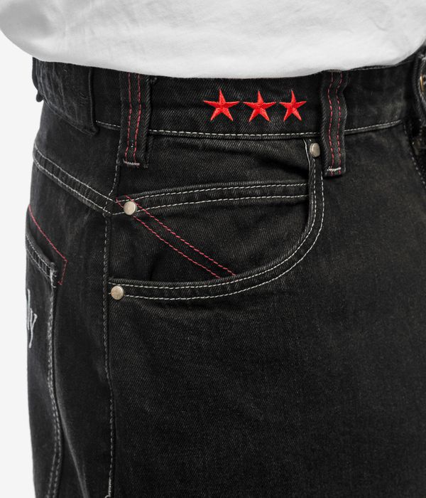 Cash Only Stars Denim Jeansy (washed black)