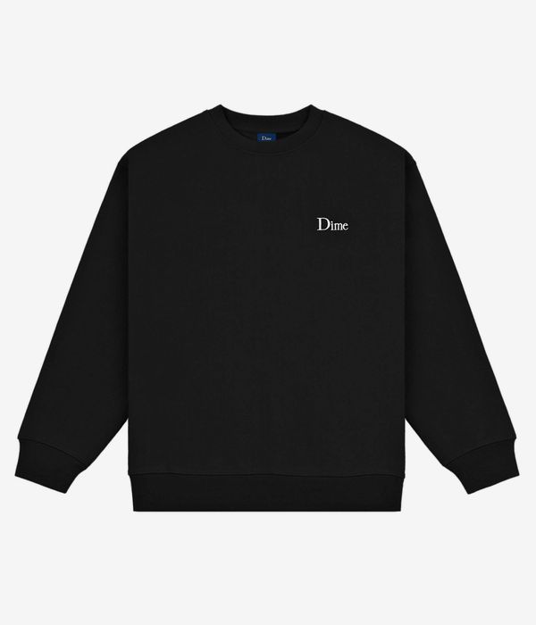 Dime Classic Small Logo Sweatshirt (black)