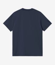Carhartt WIP American Script Organic T-Shirt (deep night)
