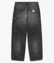 Carhartt WIP Single Knee Pant Pantalons (black destroy wash splatter)