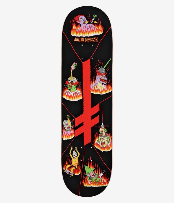 Deathwish Julian Blasphemy 8.5" Skateboard Deck (multi)