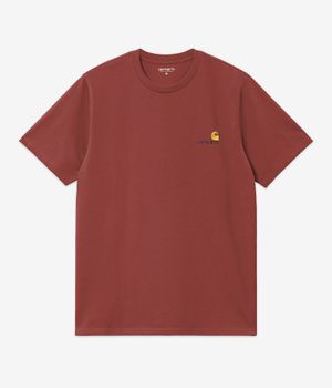 Carhartt WIP American Script Organic T-Shirt (oxide red)