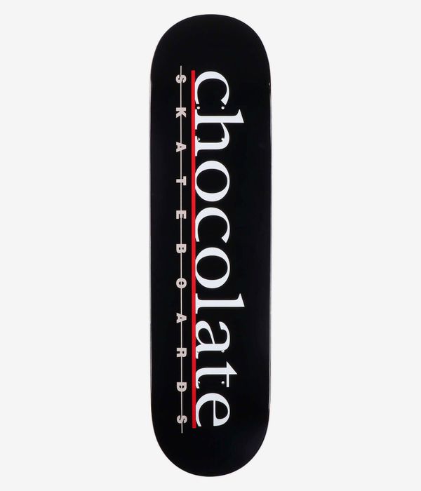 Chocolate Alvarez The Bar Logo 8.25" Planche de skateboard (black)
