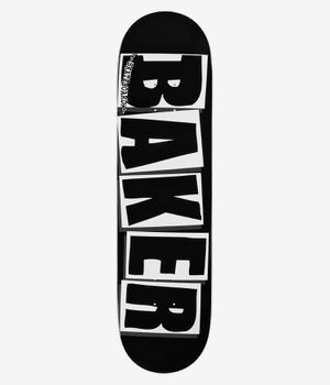Baker Brand Logo 8.125" Planche de skateboard (black white)