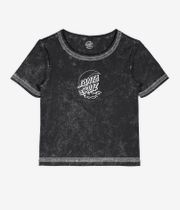 Santa Cruz Moon Dot Reflection Front T-Shirt women (black acid wash)