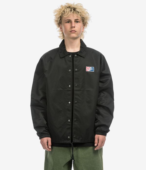 Vans Torry Nylon Coaches Jacket (black white)
