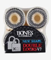 Bones X Formula Double Lock V7 Ruote (white) 56 mm 97A pacco da 4