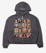 Paradise NYC Bad Girls Felpa Hoodie con zip (vintage black)