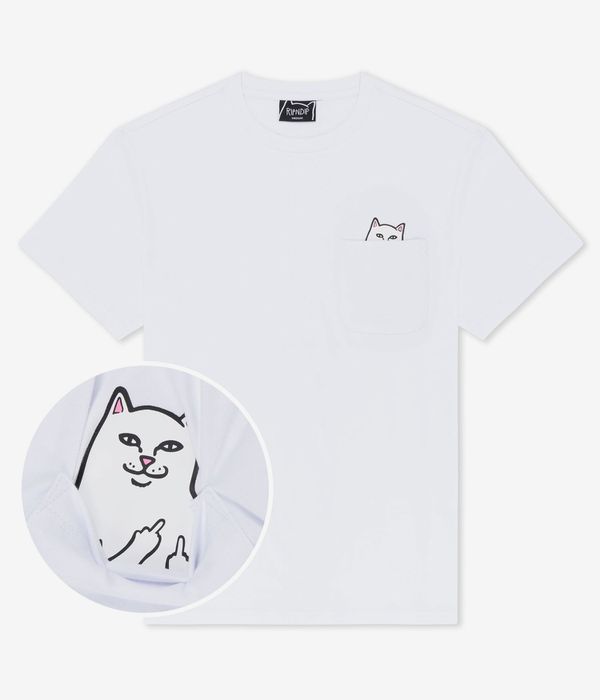 RIPNDIP Lord Nermal Pocket T-Shirt (white)