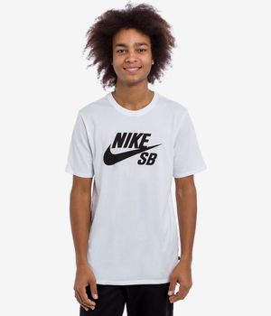 Nike SB Logo T-Shirt (white white black)