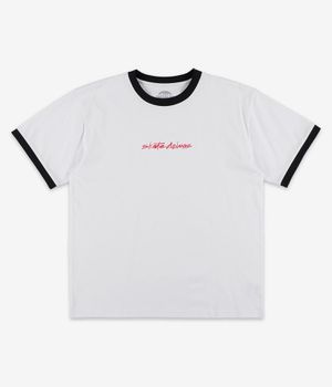 skatedeluxe Script Ringer Organic T-Shirt (white)