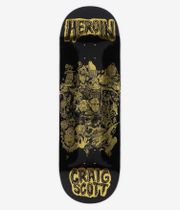 Heroin Skateboards Scott Allegory Of Fear 10" Skateboard Deck (black)