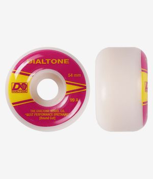 Dial Tone Atlantic Round Cut Wheels (white) 54mm 99A 4 Pack