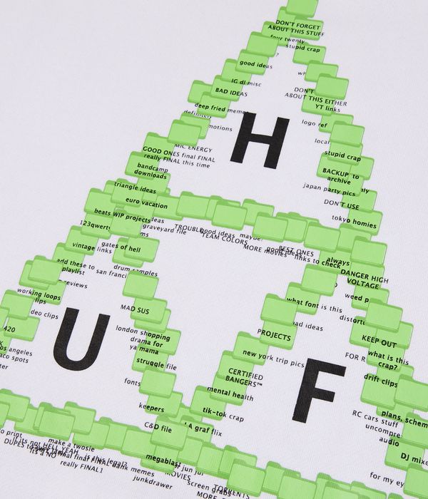 HUF Desktop Hoodie (white)