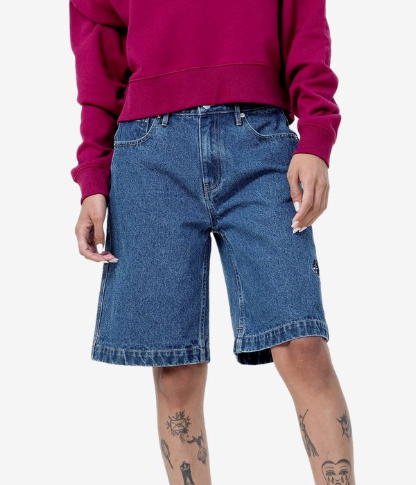 Santa Cruz Flutter Flash Denim Shorts women (classic blue)