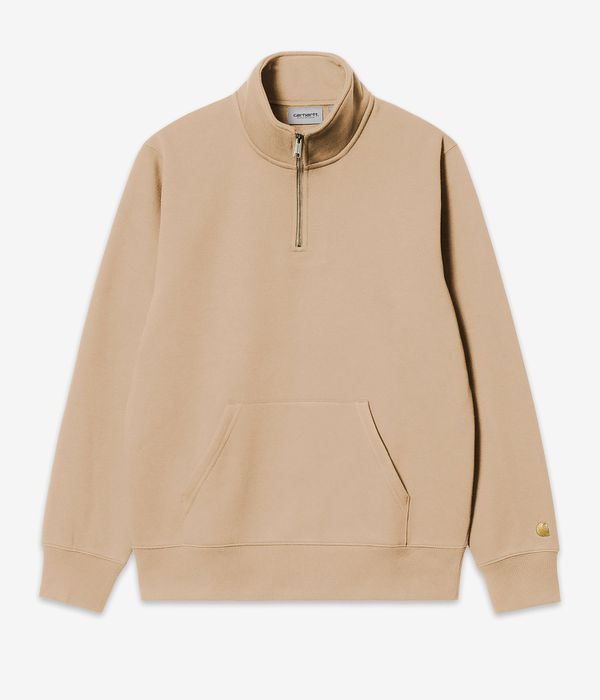 Carhartt WIP Chase Neck Zip Jersey (sable gold)