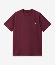 Carhartt WIP American Script Organic Camiseta (malbec)