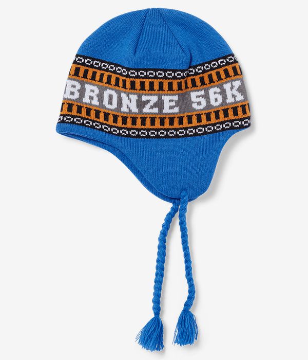 HUF x Bronze 56k Flap Beanie (blue)
