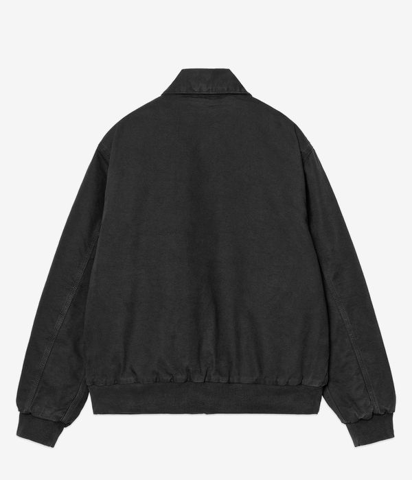 Carhartt WIP Stanton Deerfield Jacket (black stone washed)
