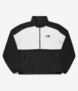 The North Face Polartec 100 1/4-Zip Sweater (white black)