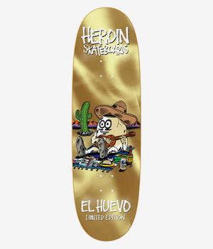 Heroin Skateboards El Huevo 9.4" Tabla de skate (gold)